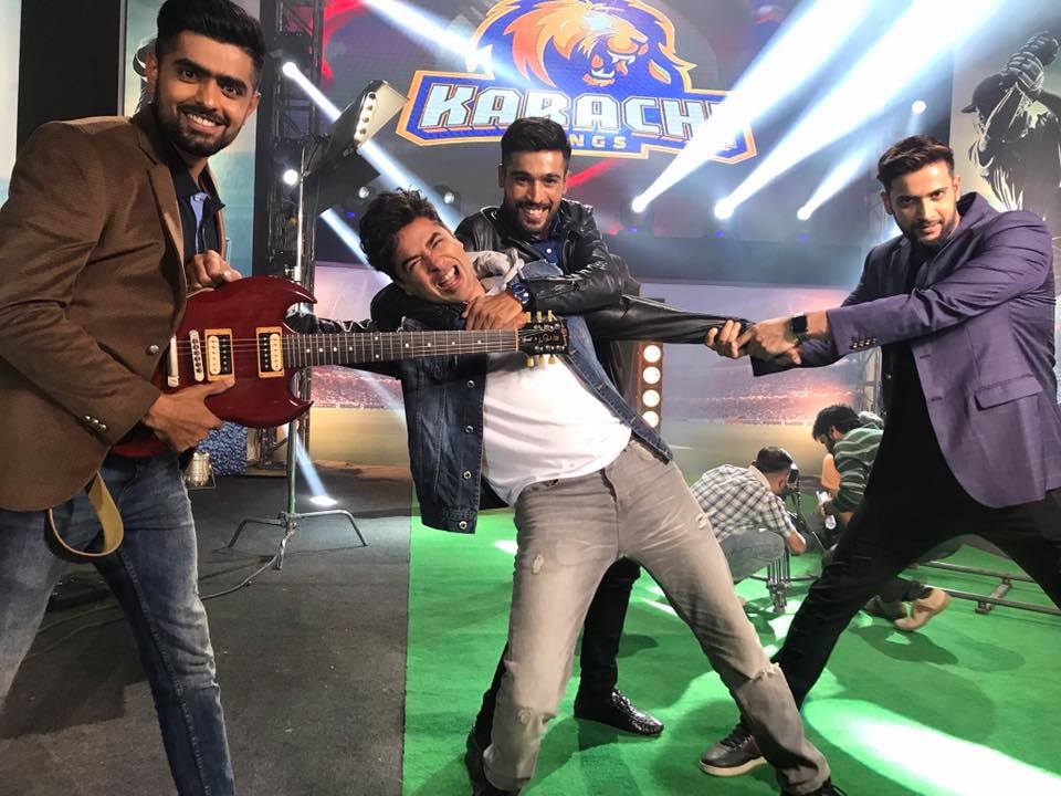 Shehzad Roy With The Karachi Kings Players