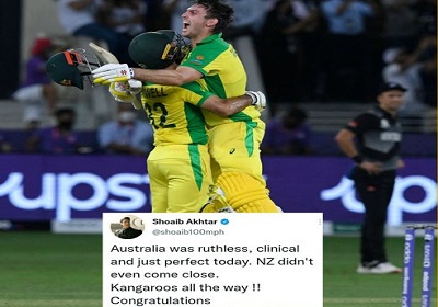 Shoaib Akhtar Congratulated Australia On Winning The T20 World Cup