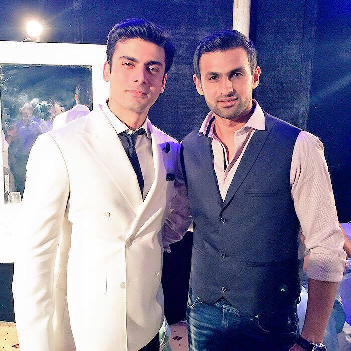 Shoaib Malik And Fawad Khan