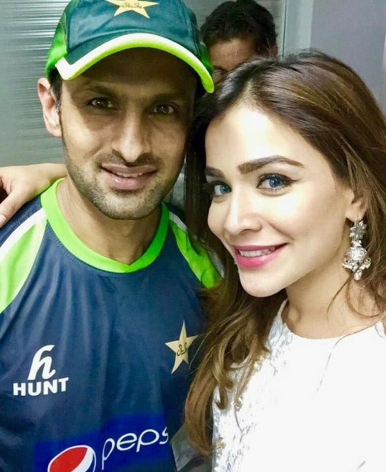 Shoaib Malik With Humaima Malik