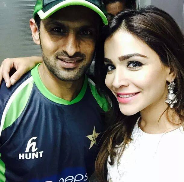 Shoaib Malik With Humaima Malik