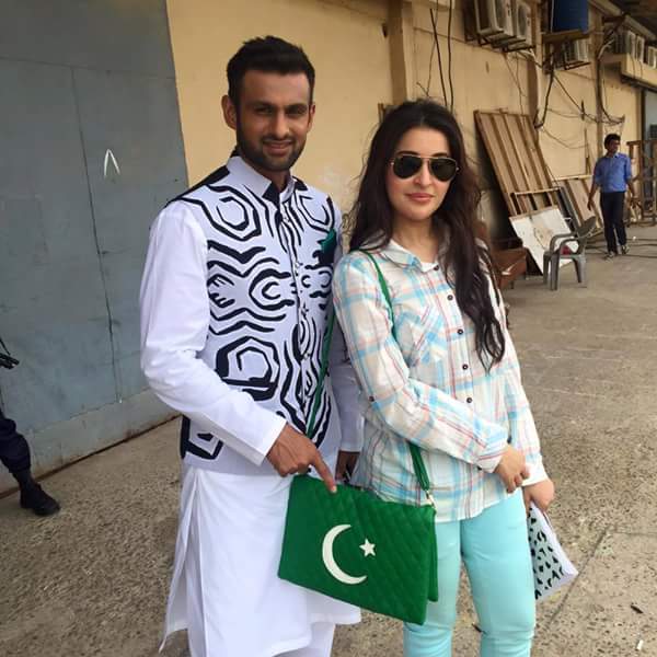 Shoaib Malik With Shaista Lodhi