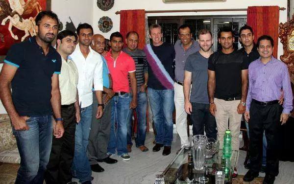 Shoaib Malik hosted Lahore Lions in Hyderabad