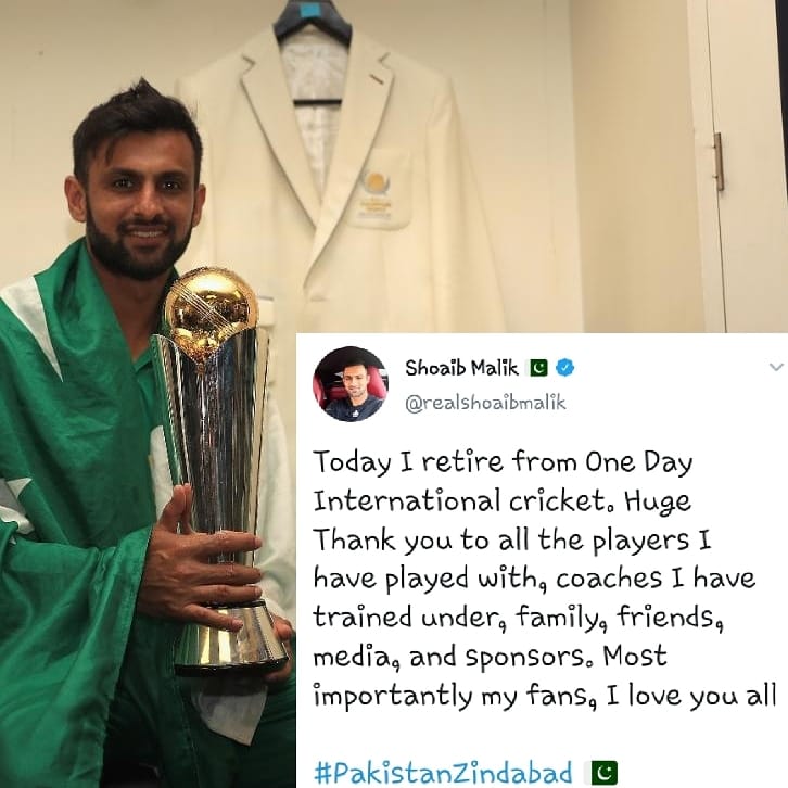 Shoaib Malik's Message To His Fans