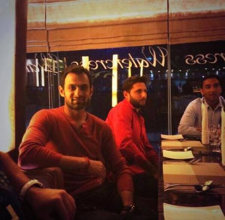 Shoib Malik And Shahid Afridi