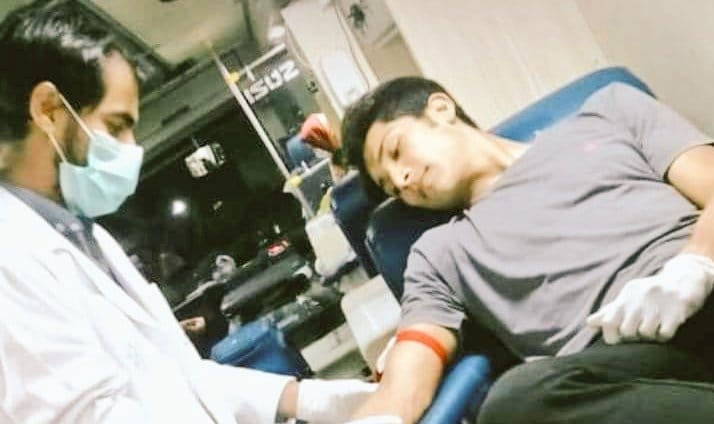 Speed Gun Mohammad Hasnain Donates His Blood For Thalassemia Patient