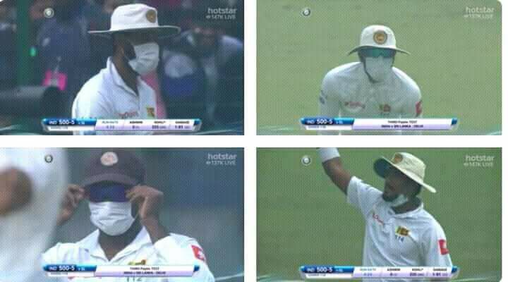 Sri Lankan Players Had To Wear Masks Due To Air Pollution In Delhi