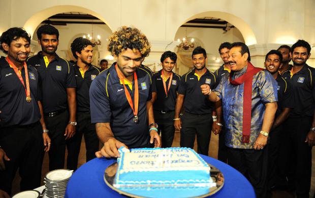 Sri Lankan Team Celebration at Presidential Residency in Colombo