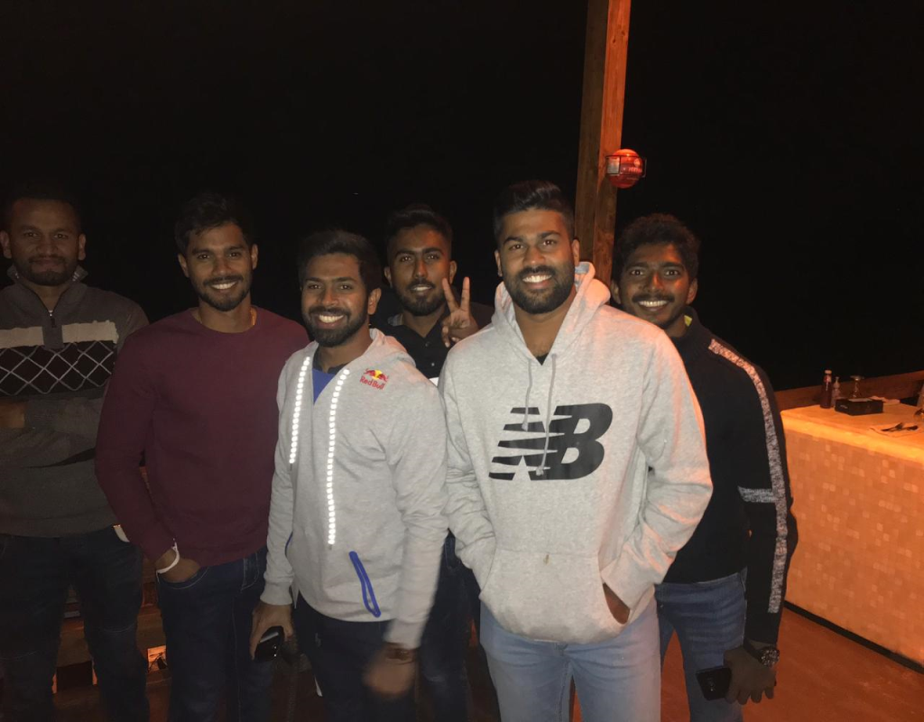Srilankan Team Enjoying Dinner At DO Dariya 