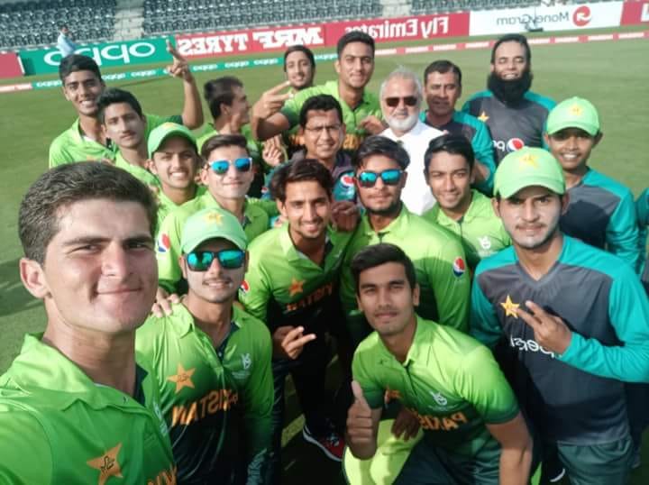 The Quarter Final Winning Selfie Of Pakistan U19