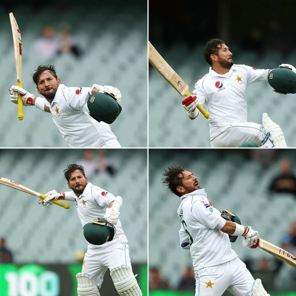 This Is How Yasir Shah Celebrates His Maiden Test Hundred