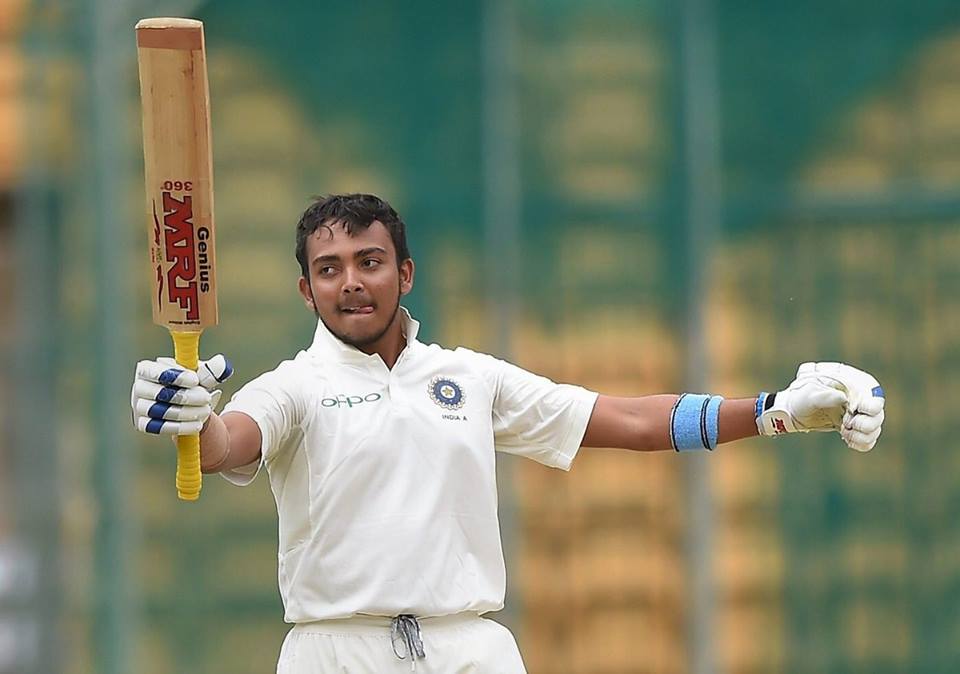 Top Class Century On Test Debut By Prithvi Shaw At The Age Of 18