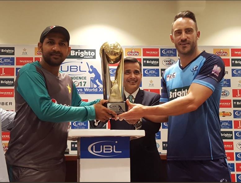 Trophy Unveiling Ceremony Of Independence Cup Between Pakistan & World XI