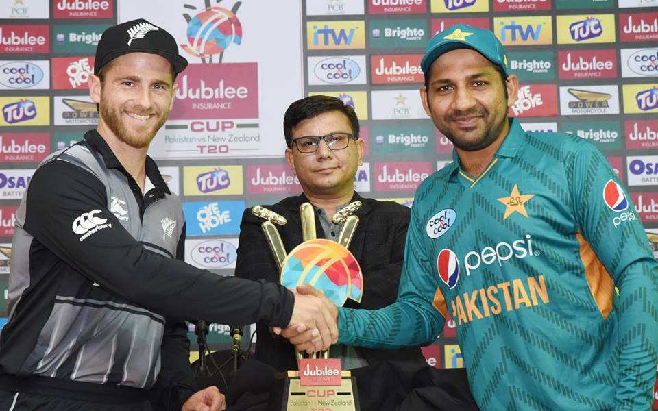 Trophy Unveiling Of T20 Series Between Pak Vs New Zealand