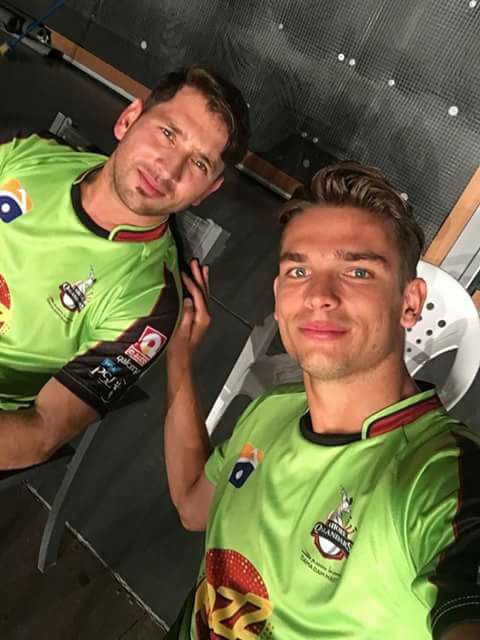Two Lahore Qalandars Stars Yasir Shah & Chris Green