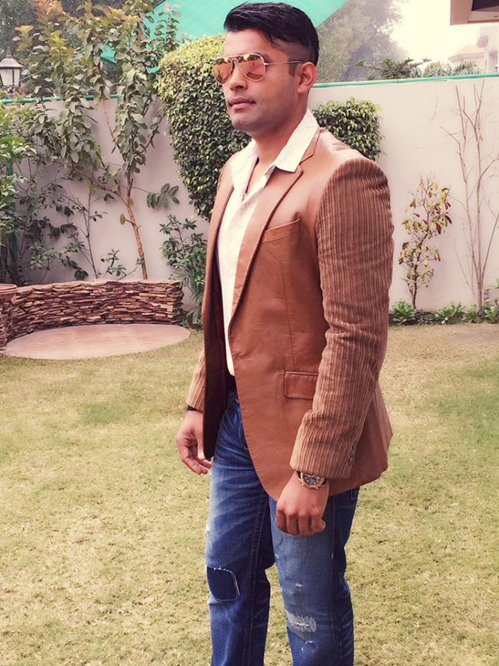 Umar Akmal pictured after reaching his home today