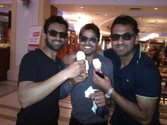 Umar Amin Wahab Riaz and Malik Having Some Fun Time