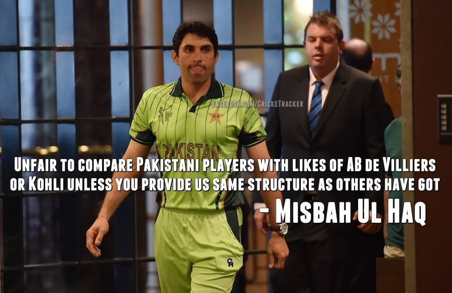 Unfair To Compare Pakistani Players With Others
