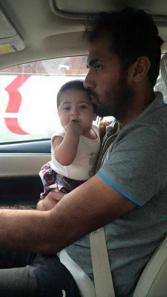 Wahab Riaz With Daughter Daughter Eshal
