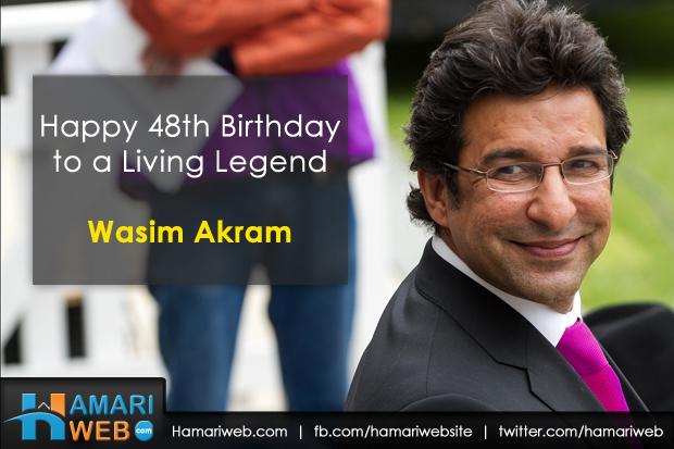 Wasim Akram 48th Birthday - June 3 2014