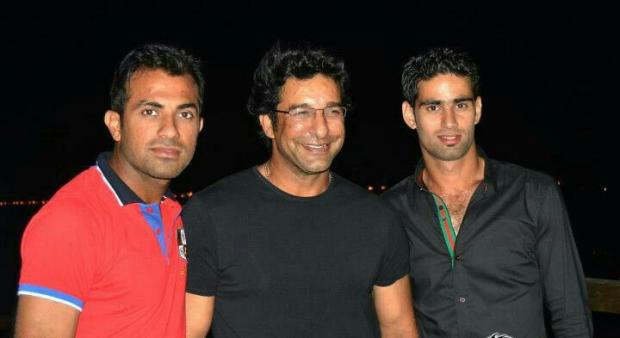 Wasim Akram With Hammad Azam