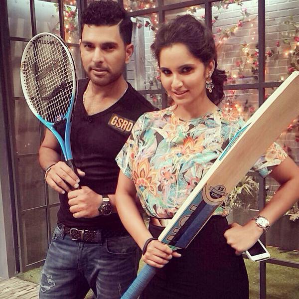 Yuvraj Singh And Sania Mirza