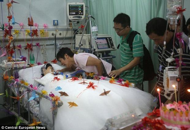 Woman gets married in coma