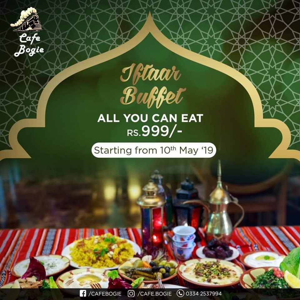 Cafe Bogie Iftar Buffet 2019
