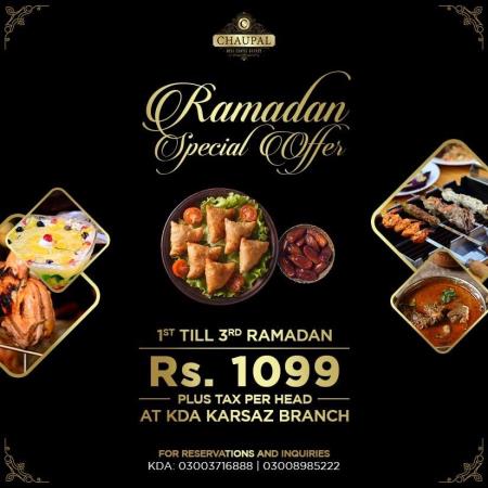 Chaupal Desi Exotic Buffet Iftar & Sehr Deals 2019