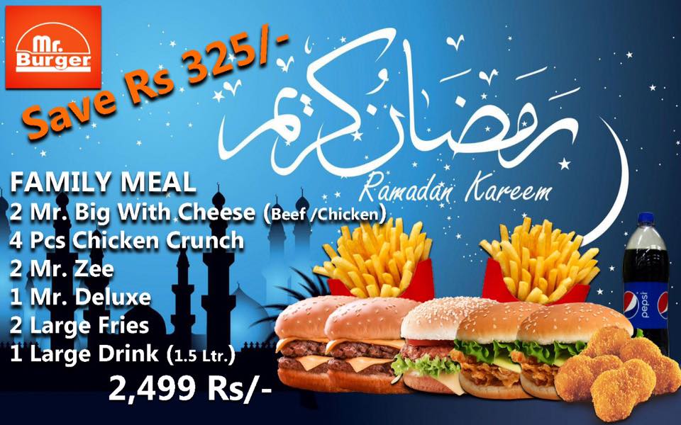 Mr. Burger Ramadan Deal 2019