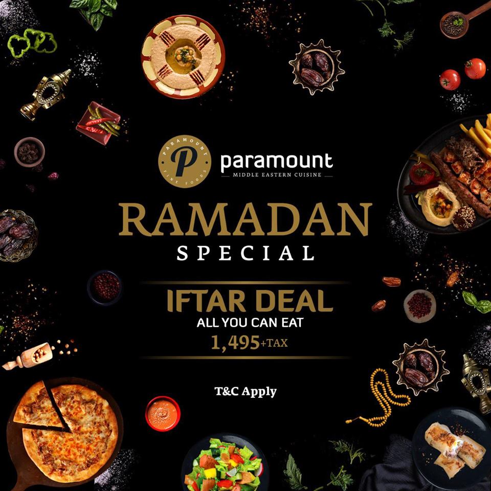 Paramount Fine Foods Iftar Deal 2019
