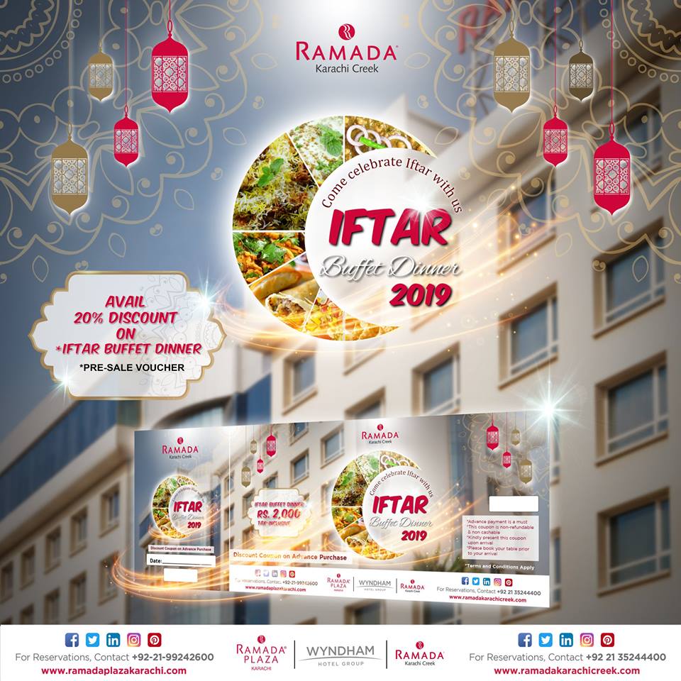 Ramada Karachi Creek Hotel Itar And Sehri Deal 2019