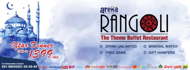 Rangoli Iftar And Sehri Deals 2018