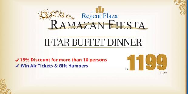 Regent Plaza Iftar And Sehri Deals 2018