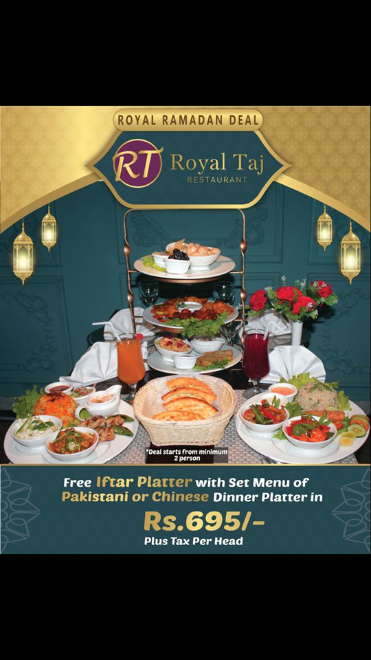 Royal Taj Restaurant Ramadan Deal 2019