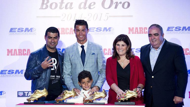 Cristiano Ronaldo Collected a Record Fourth Golden Shoe Award
