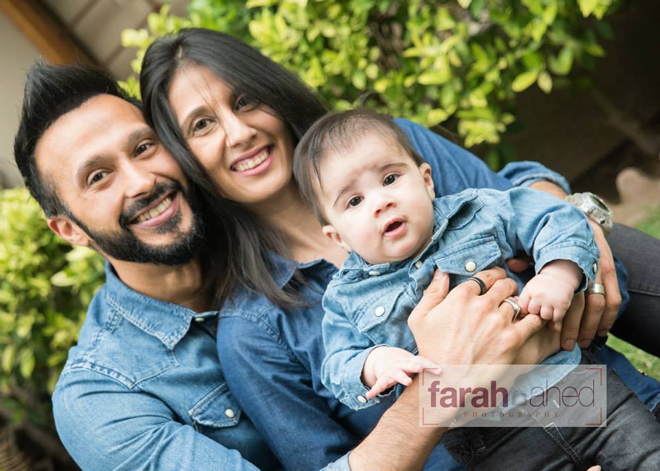 Ali Kazmi With His Wife And Cute Son