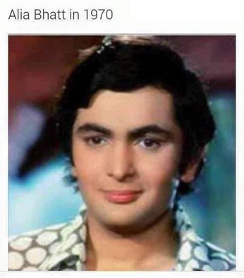 Alia Bhatt In 1970's