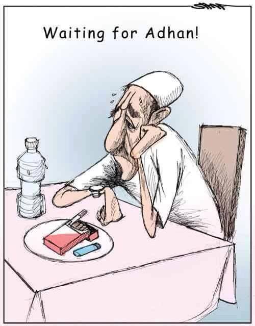 All The Smokers In Ramadan - Funny Images & Photos