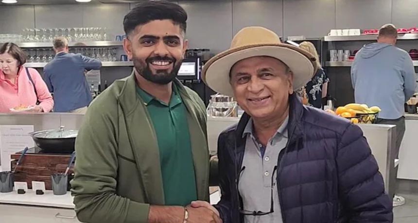 Babar Azam meet Sunil Gavaskar in London