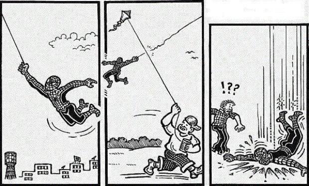 Bechara Spiderman in Lahore