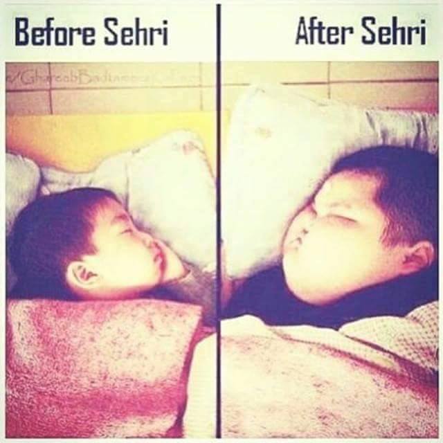 Before Sehri & After Sehri