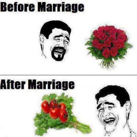 Before and After Marriage - Funny Images & Photos