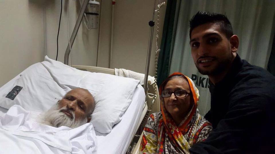 Boxer Amir Khan Meet Abdul Sattar Edhi In Hospital