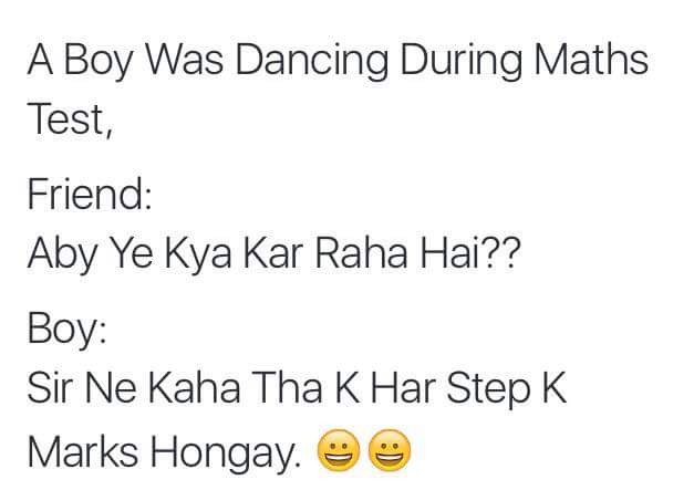 Boy During Maths Test