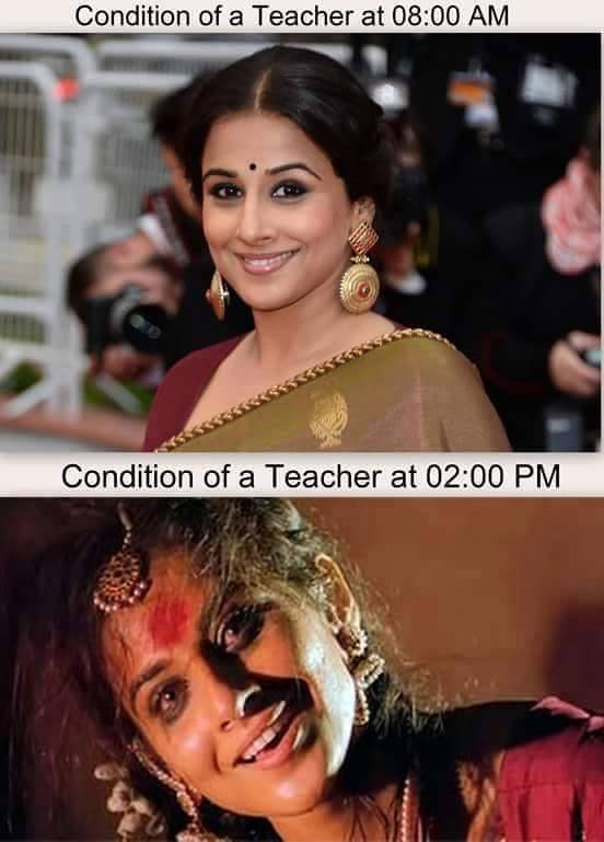 Conditions of Teacher In  School