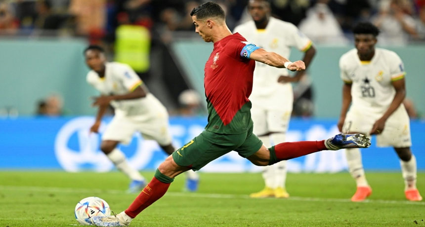 Cristiano Ronaldo First Player to Score Goal in 5 FIFA World Cups