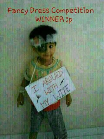 Fancy Dress Competition Winner