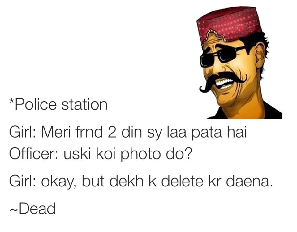 Girl On Police Station