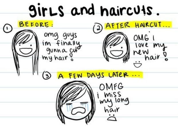 Girls and Hair Cuts